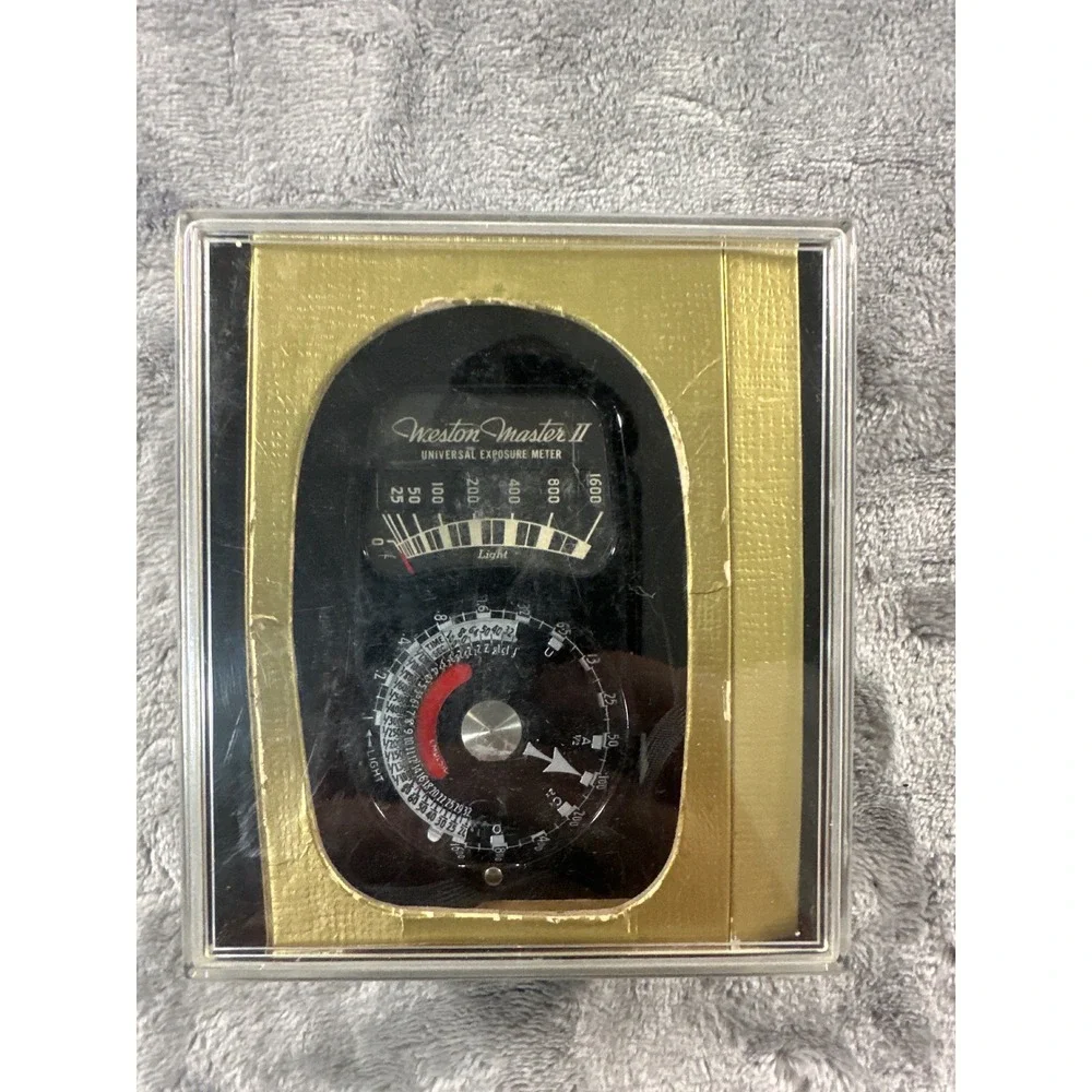 Weston Master II Universal Exposure Meter Model 735 Vintage Analog Light Meter